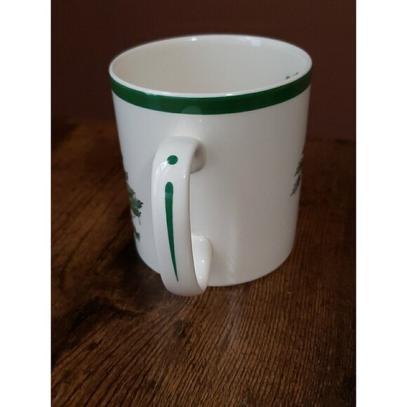 4 Vintage Spode Christmas Tree Tom & Jerry Mugs  Made in England Original Box - Picture 8 of 10